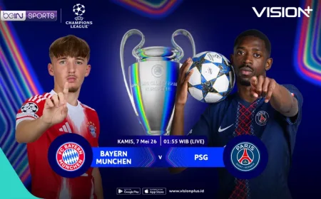 Jadwal dan Link Live Streaming Bayern Munich vs PSG Semifinal Liga Champions 2025-2026