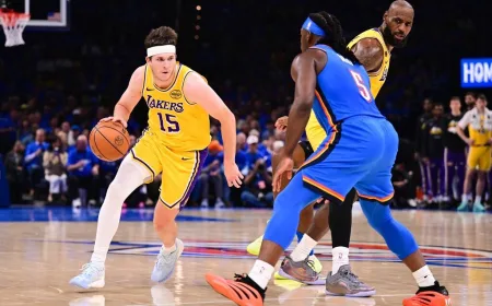 Penampilan Buruk Austin Reaves di Gim 1 Lawan Thunder Jadi Sorotan Utama