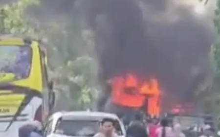 Kecelakaan Bus ALS VS Truk Tangki BBM di Muratara, 16 Orang Tewas