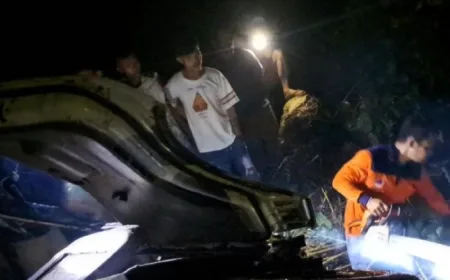 Dua Orang Tewas Akibat Longsor di Tapanuli Utara, Jalan Nasional Putus Total