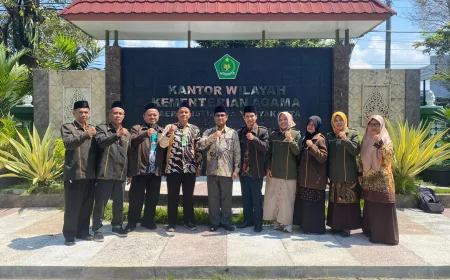 Audiensi Pokjaluh DIY dengan Kakanwil Kemenag Bahas Program Bakti Sosial Muallaf dan Warga Miskin