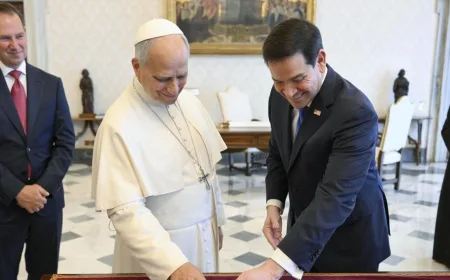 Menlu AS Marco Rubio Temui Paus Leo XIV di Vatikan Usai Kontroversi Trump