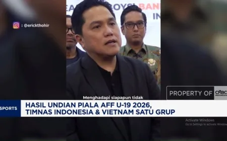 Hasil Undian Piala AFF U-19 2026: Indonesia dan Vietnam Bertemu di Grup Sama