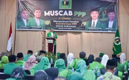 Di Sumbar, Ketum PPP Tegaskan Perjuangan Partai untuk Umat