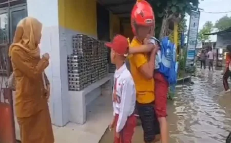 Banjir Rendam Tebingtinggi, Sekolah Diliburkan