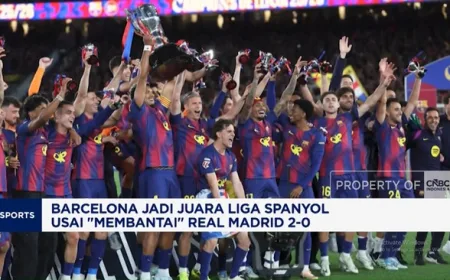 Video: Barcelona Jadi Juara Liga Spanyol Usai "Bantai" Real Madrid 2-0