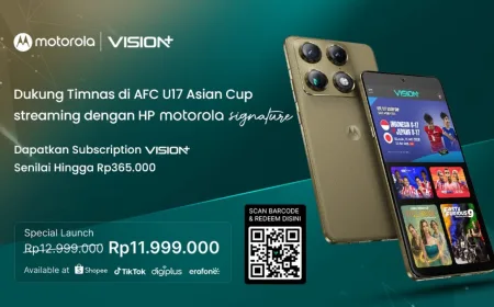 Link Live Streaming Nonton Timnas Indonesia U-17 vs Jepang di VISION+, Makin Asyik Pakai Motorola Signature