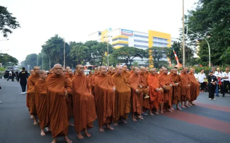 Gema Waisak di Kemayoran Hadirkan Harmoni Spiritual dan Aksi Sosial