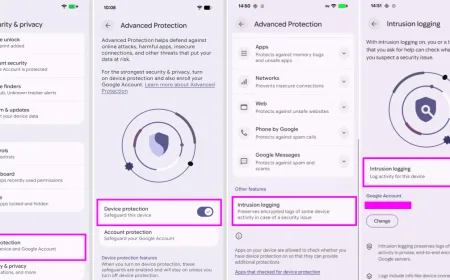Android Adds Intrusion Logging for Sophisticated Spyware Forensics