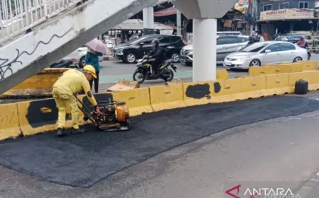 Cegah kecelakaan, Pemkot Jaktim perketat pengawasan jalan berlubang