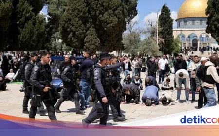 Menteri-Puluhan Pemukim Israel Serbu Kompleks Masjid Al-Aqsa