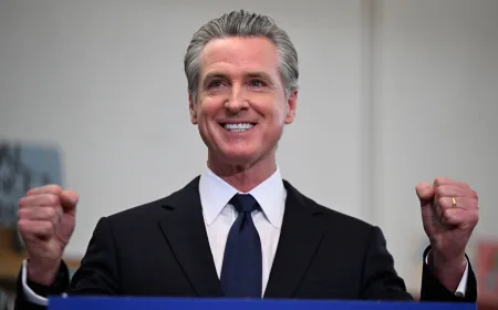 Newsom touts OpenAI, Anthropic as AI boom bails out California budget