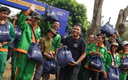 Bank Mandiri Salurkan 28.000 Paket Sembako Perkuat Kepedulian Sosial Nasional