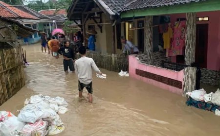 Banjir dan Longsor Melanda 5 Kecamatan di Lebak, Berikut Dampaknya