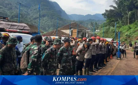 Pencarian 2 Wisatawan Terseret Longsor di Curug Cileat Subang Dilanjutkan Tim SAR