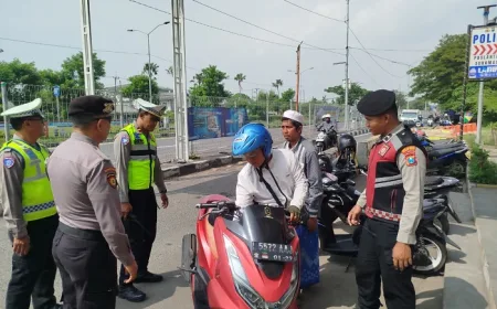 Operasi Gabungan Razia Pemotor di Pintu Suramadu Persempit Ruang Gerak Kriminal 3C
