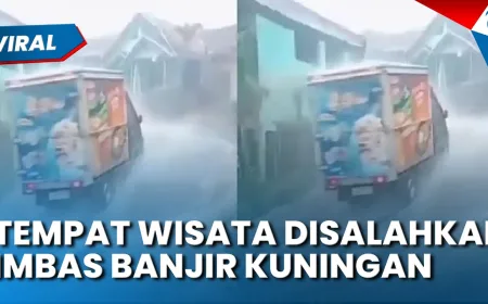 Tempat Wisata Disalahkan Akibat Banjir di Desa Cisantana Kuningan, Ini Penjelasan Kepala Desa