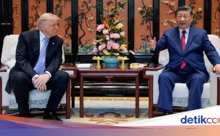 Perbedaan Tinggi Kursi Trump dan Xi Jinping Jadi Sorotan dalam Pertemuan Bersejarah