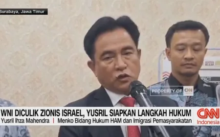 WNI Diculik Zionis Israel: Yusril Siapkan Langkah Hukum Tegas