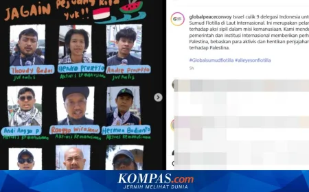 Jurnalis dan Relawan Indonesia Ditahan di Laut Mediterania: Tinjauan Hukum dan Diplomasi