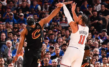 Knicks Bangkit dari Defisit 22 Poin dan Menang Overtime atas Cavs di Gim 1 Final Wilayah Timur