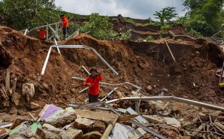 Ibu dan Anak Korban Longsor Batangtoru Tapanuli Selatan Ditemukan Tewas