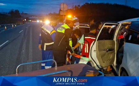 Kecelakaan Avanza 9 Penumpang di Tol Permai: Sopir Mengantuk Sebabkan 2 Tewas