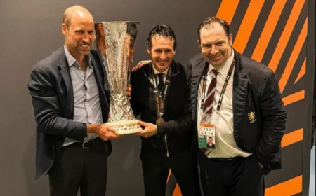 Aston Villa Juara Liga Europa 2025-2026, Pangeran William Tersentuh Emosi