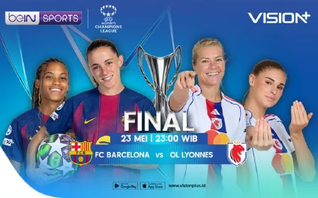 Jadwal dan Link Live Streaming Final UEFA Womens Champions League 2025-2026 Barcelona vs Lyon