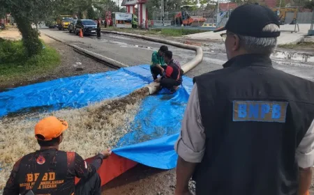 Mobil Pompa Dikerahkan Atasi Drainase Tersumbat dan Banjir di Sampit