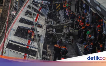 KNKT Ungkap Jeda 3 Menit 43 Detik antara Kecelakaan Taksi dan Argo Bromo-KRL