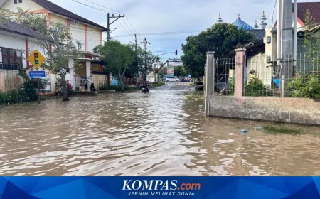 Banjir Rob dan Abrasi Aceh Utara Meluas, 11 Desa Terendam dan Warga Mengungsi