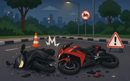 Kecelakaan Maut 2 Motor di Ponorogo Saat Hujan, Pelajar 18 Tahun Tewas