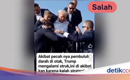 Cek Fakta Viral: Trump Kena Stroke karena Kalah Perang dengan Iran?