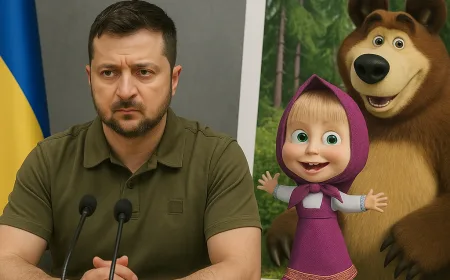 Ukraina Minta Larang Kartun Masha and the Bear Karena Pengaruh Propaganda Rusia