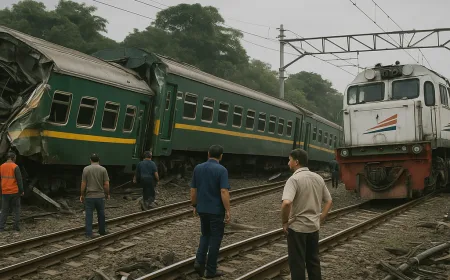 Riwayat Kecelakaan Kereta Api di Indonesia 2007-2025: Data Lengkap dan Analisis