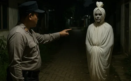 Polisi Cek Lokasi Viral Teror Pocong di Tangerang, Ini Fakta Terbarunya