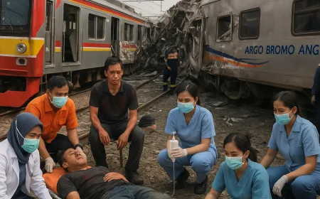Korban Kecelakaan Kereta Bekasi: 71 Dirawat di RS, 4 Meninggal Dunia