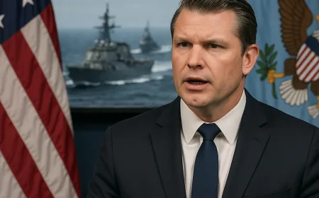 Blokade Amerika terhadap Iran Meluas ke Seluruh Dunia, Kata Menteri Perang AS