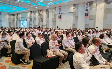 Ratusan Kader Gerindra Sulut Padati Lokasi Rakerda, Konsolidasi Partai Menguat