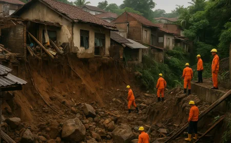 Tanah Longsor di Semarang Akibat Hujan Deras Semalaman, Ini Kronologi dan Dampaknya