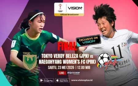 Link Live Streaming Final AFC Womens Champions League 2025-2026: Tokyo Verdy vs Naegohyang Women