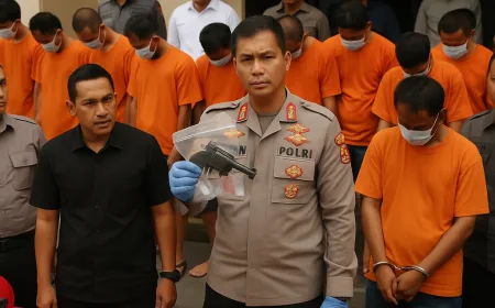 Polres Tangsel Ungkap 14 Kasus Kriminal Sepekan, Pelaku Begal dan Curanmor Ditindak Tegas