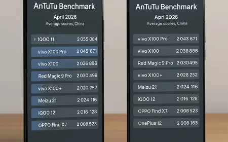 IQOO dan vivo Kuasai Peringkat AnTuTu April 2026 dengan Skor Tertinggi