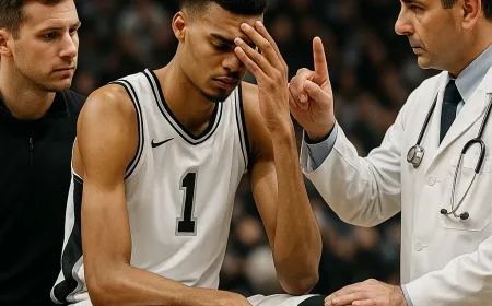 Kebijakan Gegar Otak NBA dan Tahapan Pemulihan Victor Wembanyama Setelah Cedera
