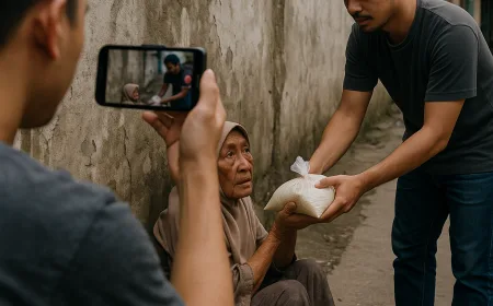 Konten Sedekah di Media Sosial: Menonton Sirkus Kemiskinan yang Menyentuh dan Mengkhawatirkan