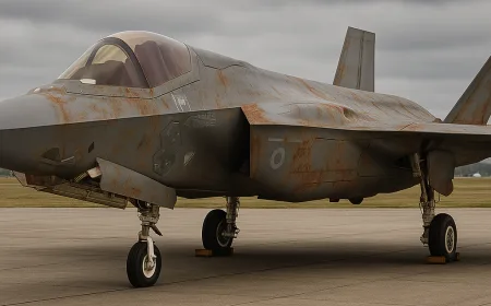Ironi Jet Tempur Siluman F-35 Inggris: Canggih di Udara tapi Terserang Karat