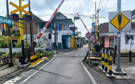 KAI tata 20 perlintasan sebidang di Malang guna cegah kecelakaan