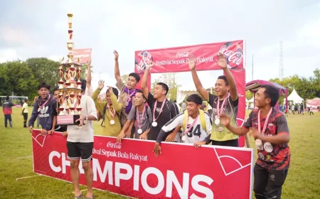 Ratusan Anak Muda Makassar Ramaikan Festival Sepak Bola Rakyat 2026
