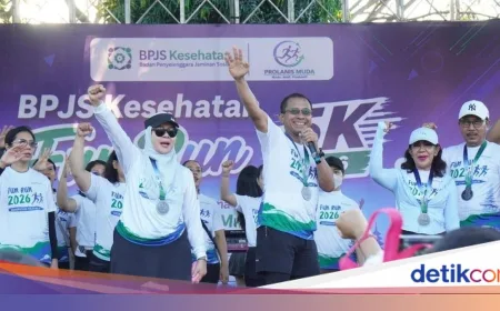 BPJS Kesehatan Dorong Generasi Muda Cegah Penyakit melalui Fun Run 2026